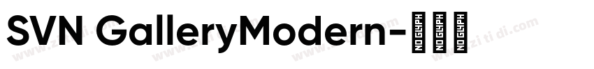 SVN GalleryModern字体转换